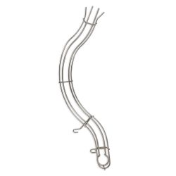 JJP Pirates of the Caribbean Left Return Wireform Ramp - Chrome